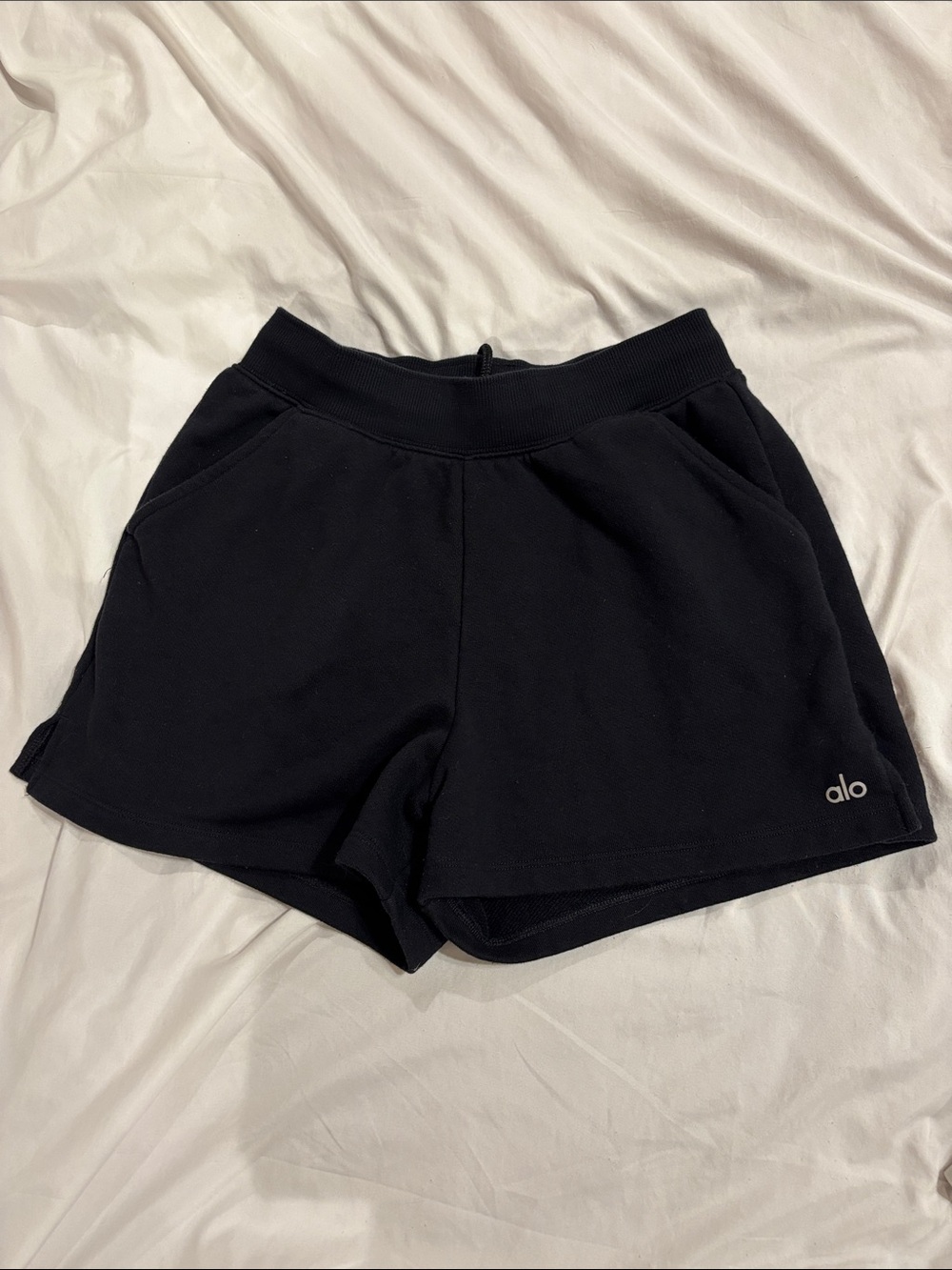 ALO Yoga Black Athletic Lounge Shorts